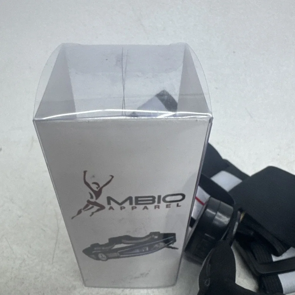 Mbio Apparel Light-Up Running Belt with Reflective Strip Holds Keys, ID